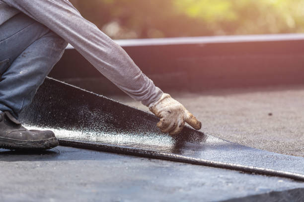 Professional Basement Waterproofing technician working in Nashville, NC